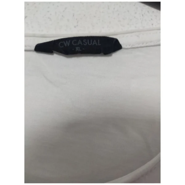 CW CASUAL Men's Crew Neck T-Shirt - Size XL - Image 4