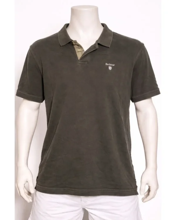 Barbour Olive Polo Shirt