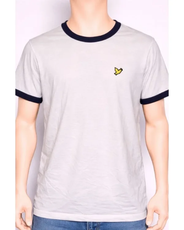 Lyle & Scott White Ringer T-Shirt