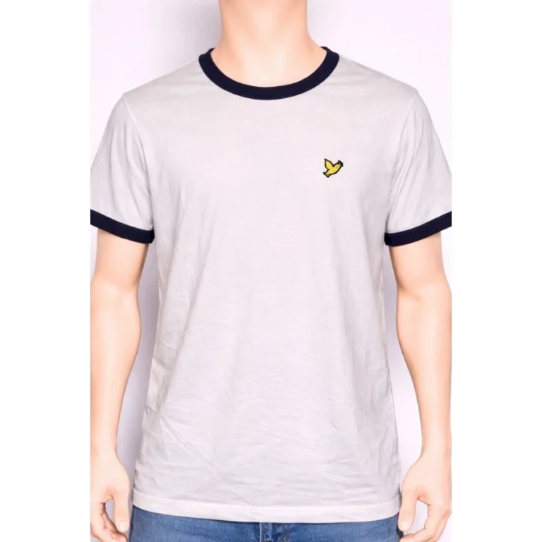 Lyle & Scott White Ringer T-Shirt