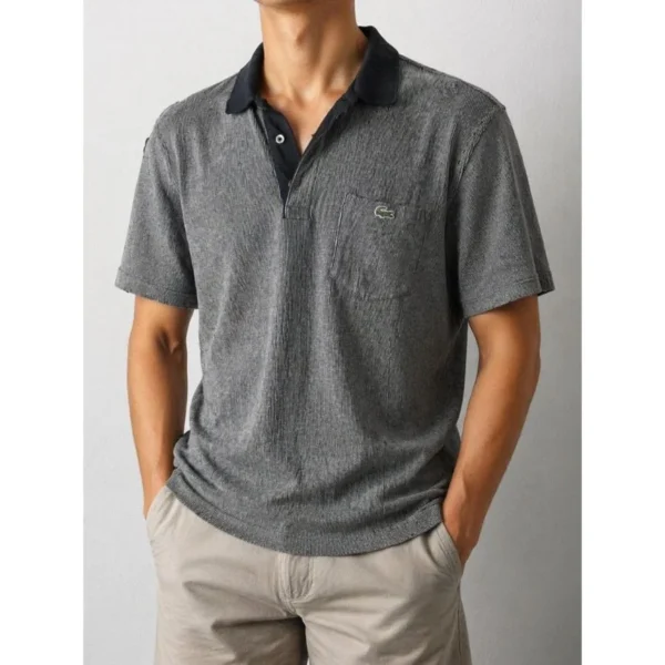 Lacoste Grey Classic Polo Shirt