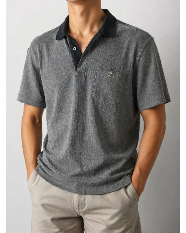 Lacoste Grey Classic Polo Shirt