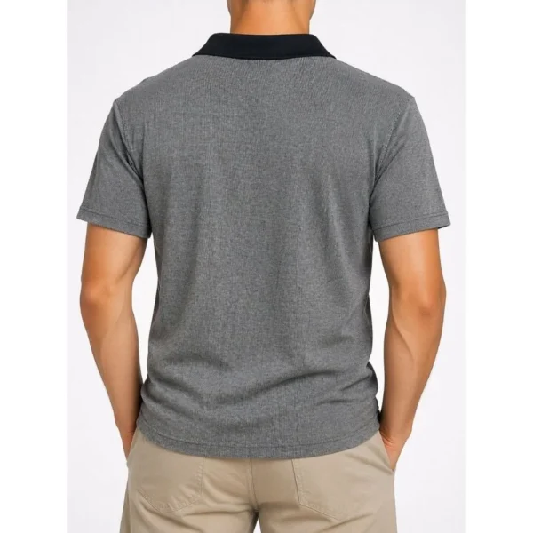 Lacoste Men's Grey Classic Polo Shirt - Size Medium - Image 2