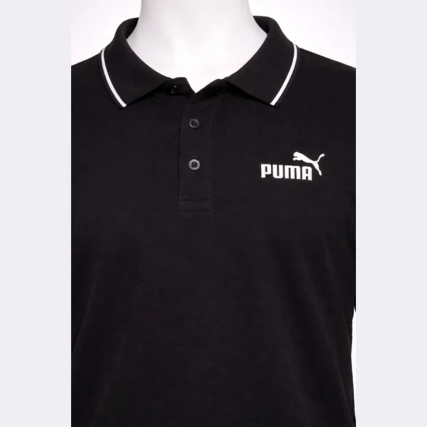 Puma Men’s Black Polo Shirt Large - Image 3