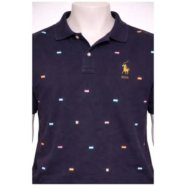 U.S. Polo Assn. Men Printed Polo Shirt - Size Small - Image 3