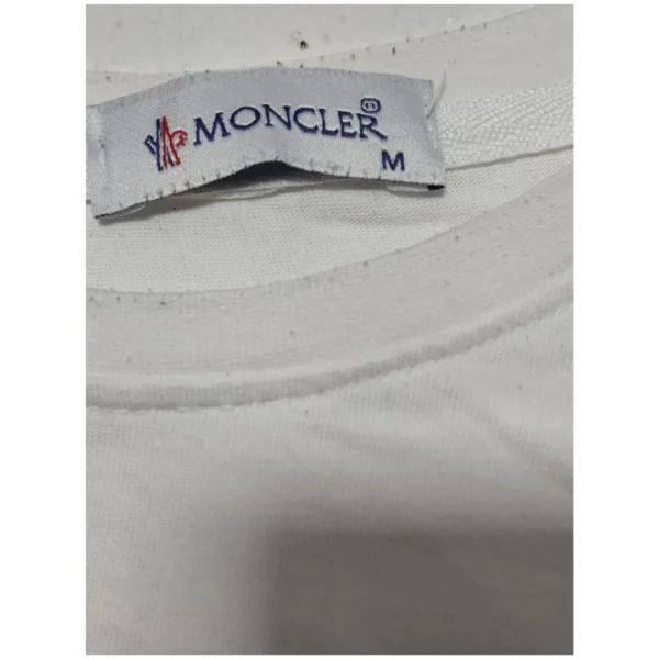 Moncler Men's Logo Print T-Shirt - Size Medium - Image 4