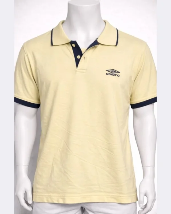 Umbro Men’s Yellow Polo Shirt
