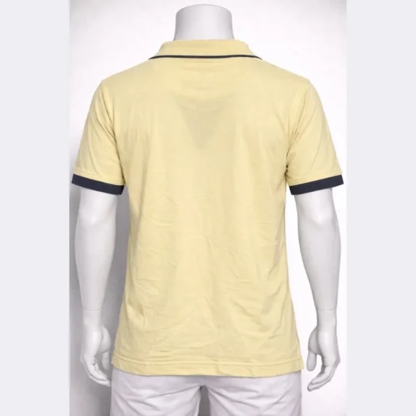 Umbro Men’s Yellow Polo Shirt - Image 2