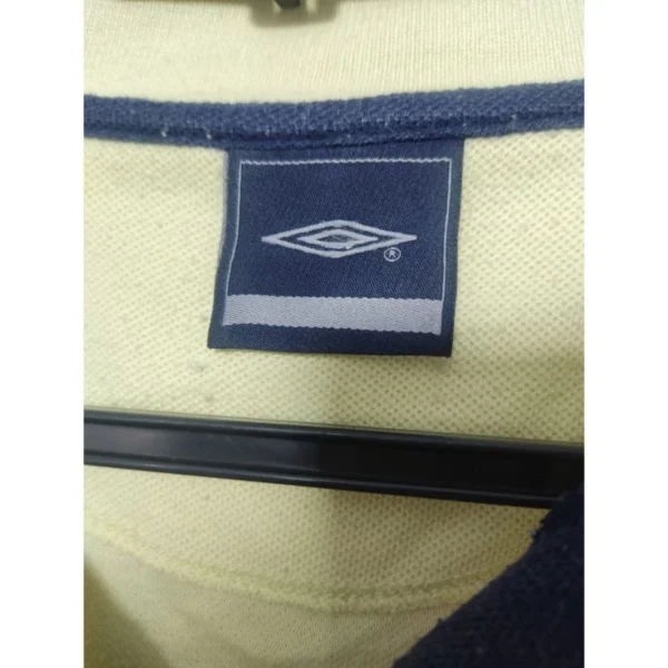 Umbro Men’s Yellow Polo Shirt - Image 4