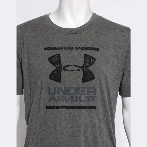 Under Armour Men’s Grey Graphic T-Shirt Large - Image 3
