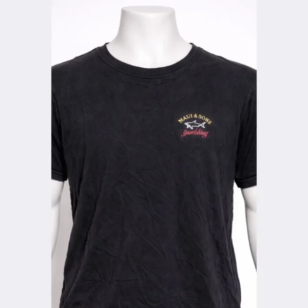 Maui & Sons Men’s Black T-Shirt Large - Image 3