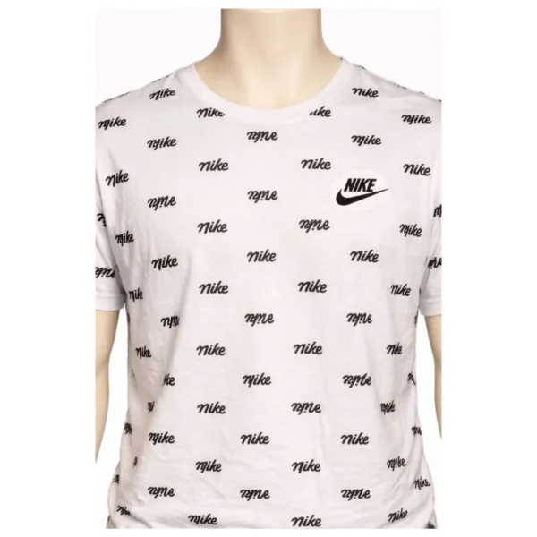 Nike Men's Sportswear Printed T-Shirt - Size Medium - Image 3