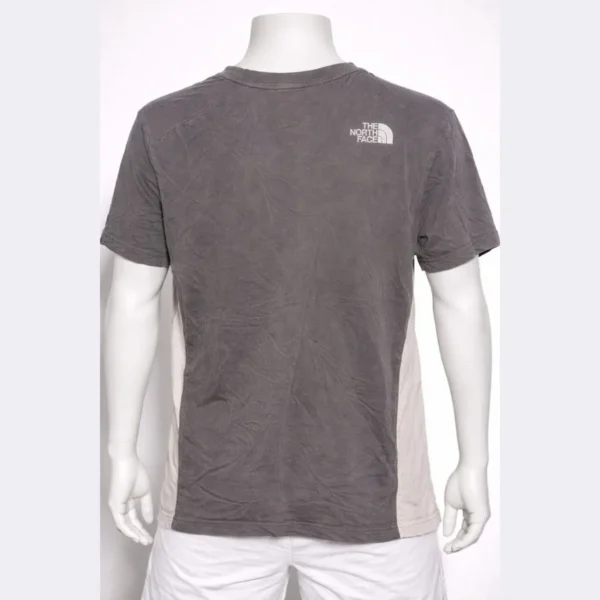 The North Face Men’s Grey Colorblock T-Shirt Medium - Image 2