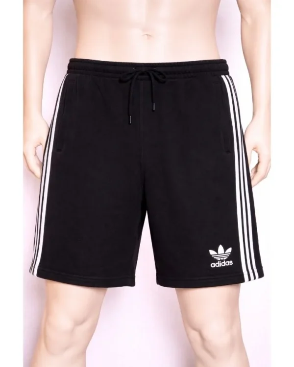 Adidas Black 3-Stripes Shorts