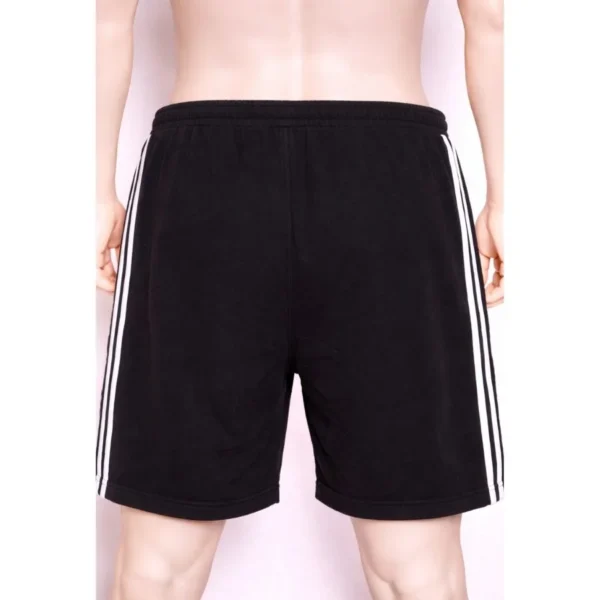 Adidas Men’s Black 3-Stripes Shorts XXL - Image 2