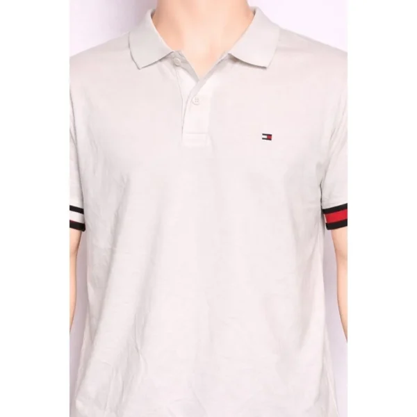 Tommy Hilfiger White Polo Shirt Size Large - Image 3