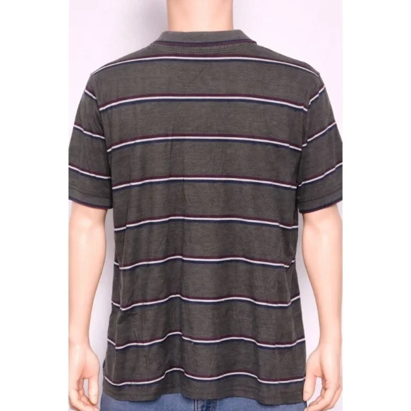 Lincoln Striped Polo Shirt Grey Size XXL - Image 2