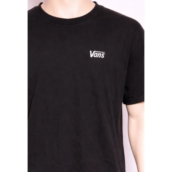 Vans Black Logo T-Shirt Size XXL - Image 3