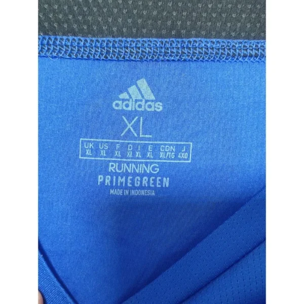 Adidas Men’s Blue Performance T-Shirt Size XL - Image 4