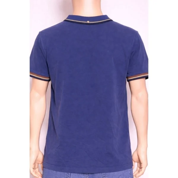 Blue Casual Polo Shirt Size Medium - Image 2