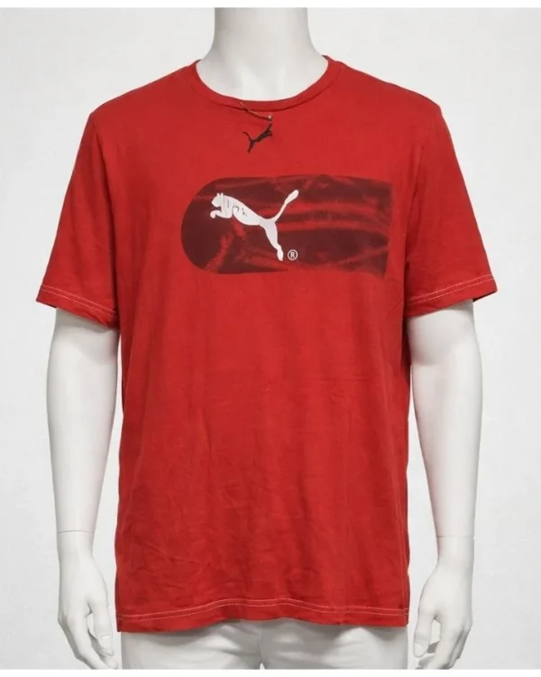 Puma Red Printed T-Shirt