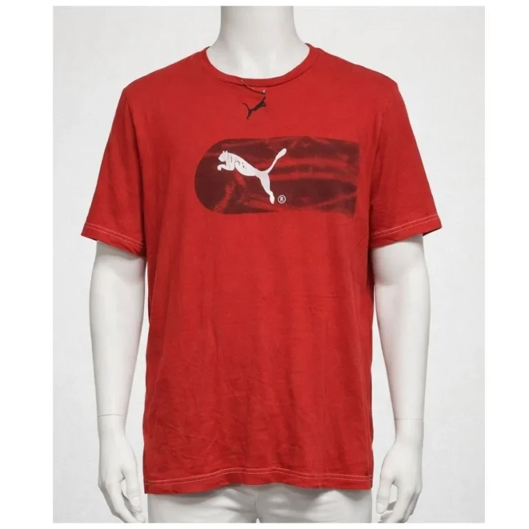 Puma Red Printed T-Shirt