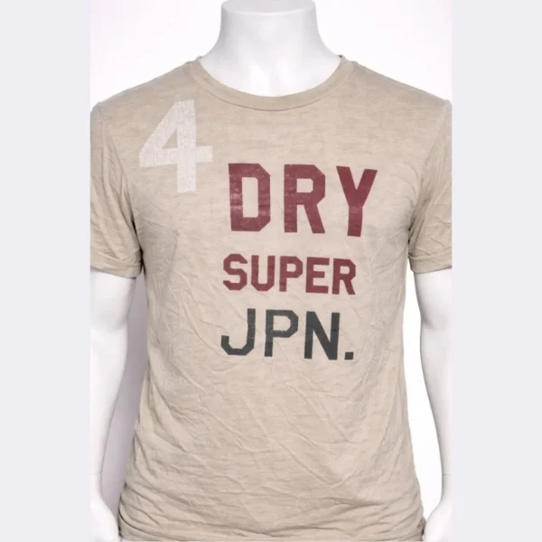 Superdry Men’s Beige Graphic T-Shirt - Image 3