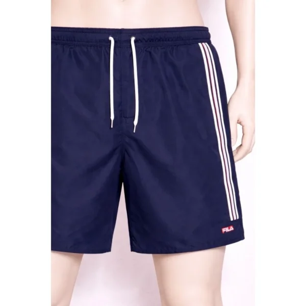 FILA Men’s Navy Sports Shorts Size L - Image 3