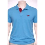 Hollister Blue Polo Shirt