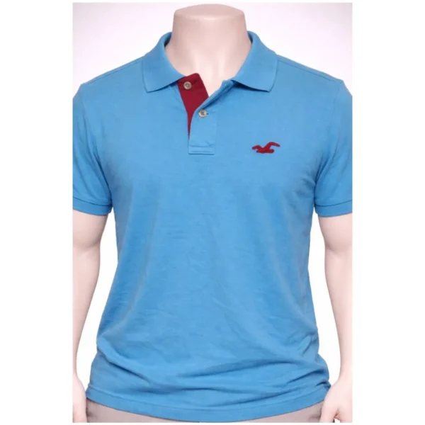Hollister Blue Polo Shirt