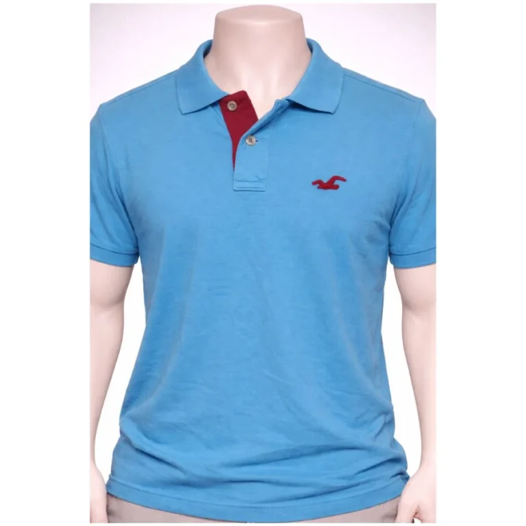 Hollister Blue Polo Shirt